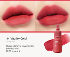 Vitality Coral Peripera Korean beauty Lip Tint