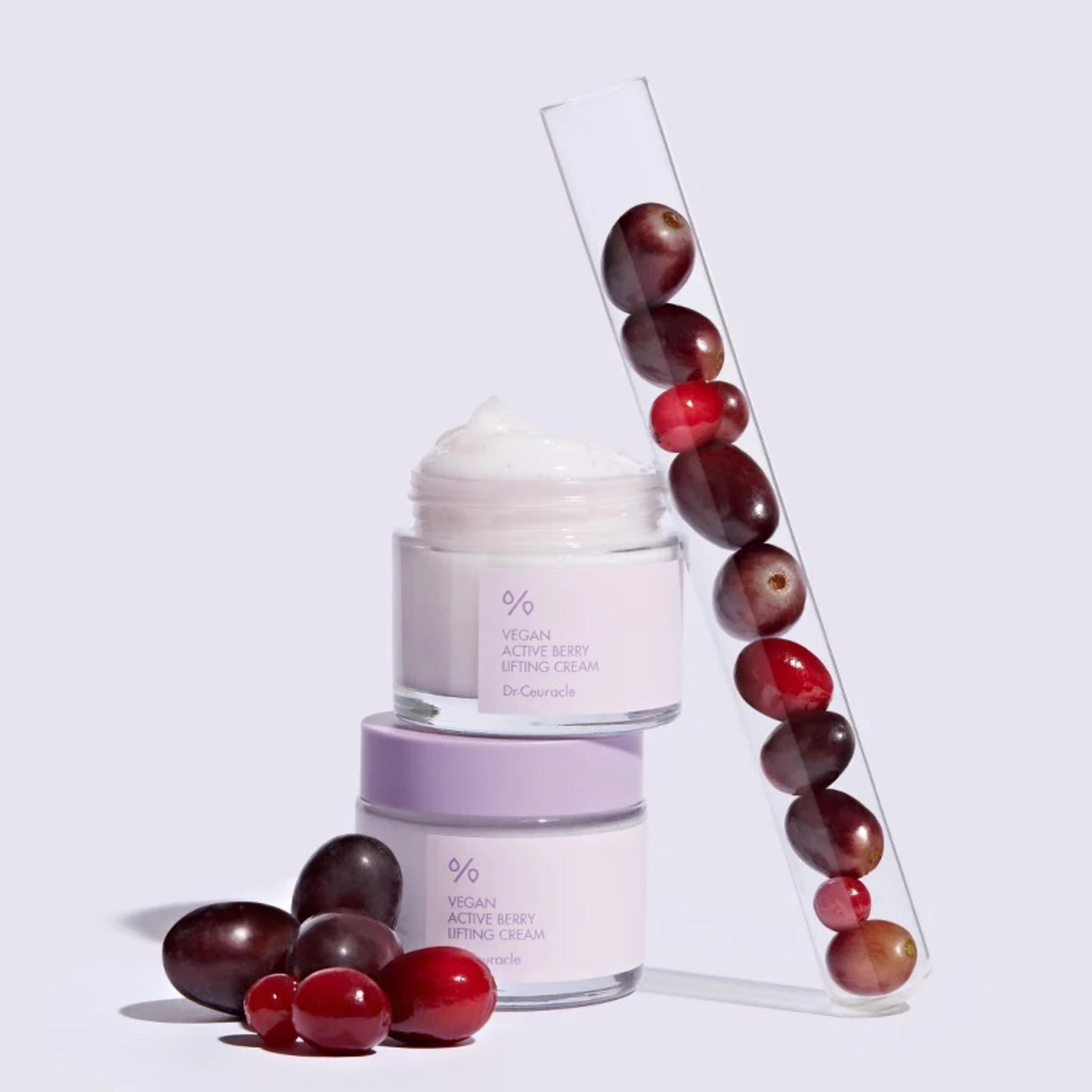 DR CEURACLE Vegan Active Berry Lifting Cream (75ml) anti-ageing vegan kbeauty cream