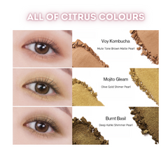 UNLEASHIA Glitterpedia Eye Palette - N°6 All of Citrus colours