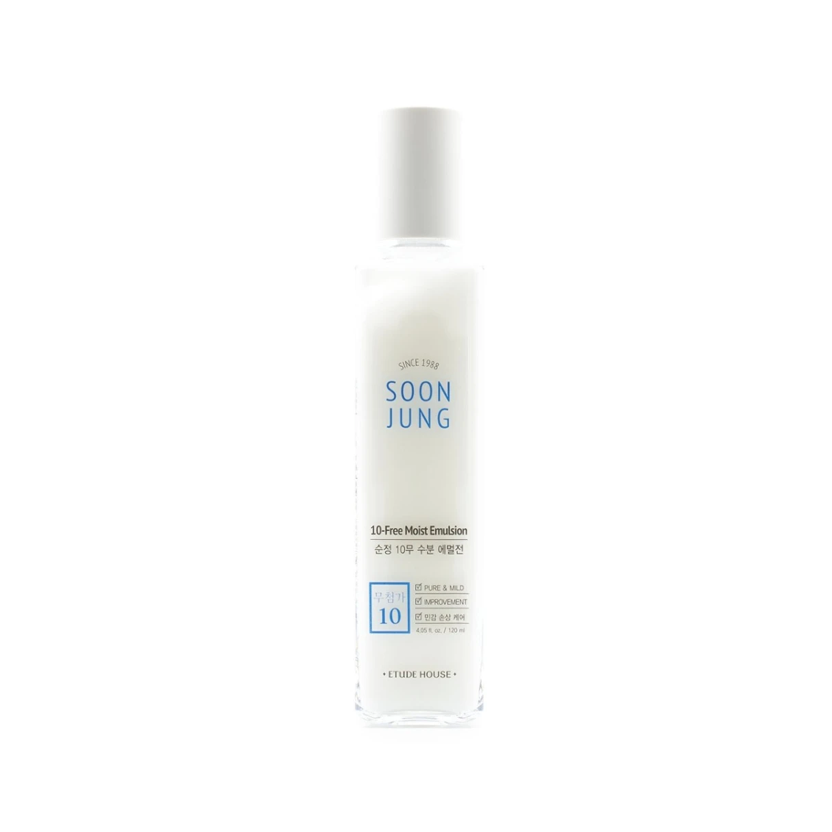 ETUDE HOUSE Soon Jung 10 Free Moist Emulsion (130ml) K-Beauty for Sensitive Skin