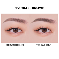 UNLEASHIA Shaper Defining Eyebrow Pencil 2 Kraft Brown