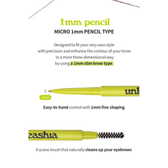 UNLEASHIA Shaper Defining Eyebrow Pencil how to use