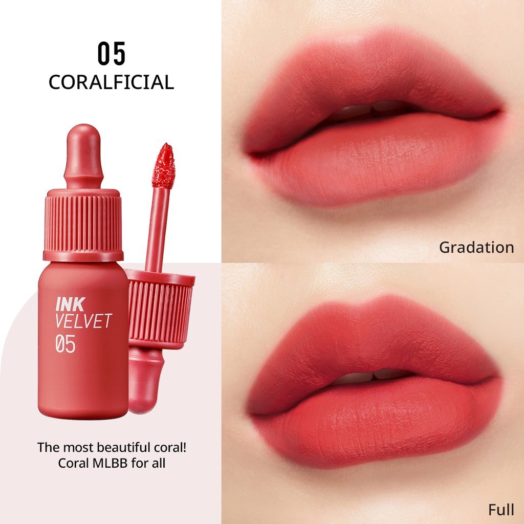 Coralficial Peripera Korean beauty Lip Tint